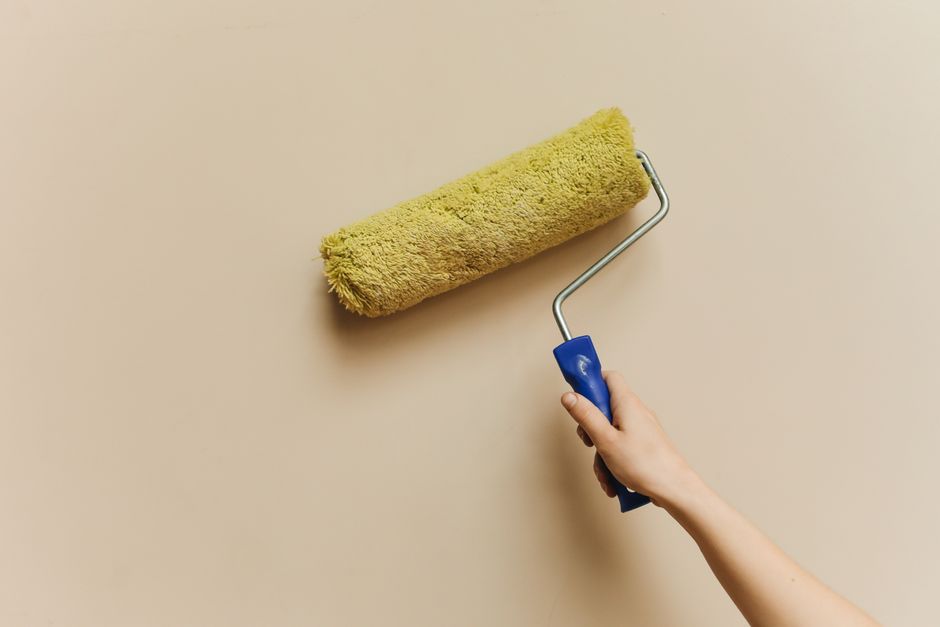 Fresh interior paint work